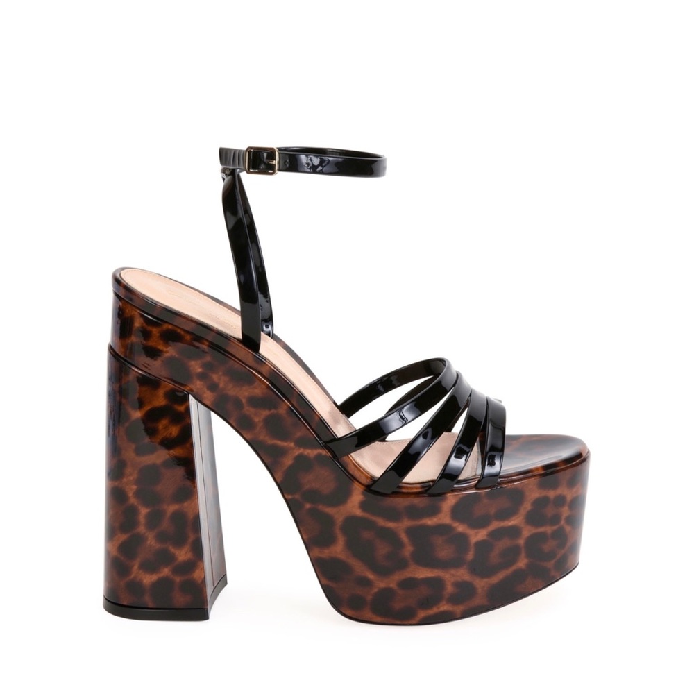 Gianvito Rossi Leopard Platforms